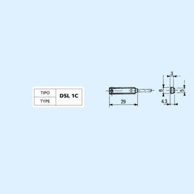 Sensore magnetico per cave cilindri compatti, ISO 15552 e semislitte