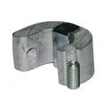 Plastic fixing clamps DSM1C for cylinders ISO 15552 con camicia estrusa Bore 50-63