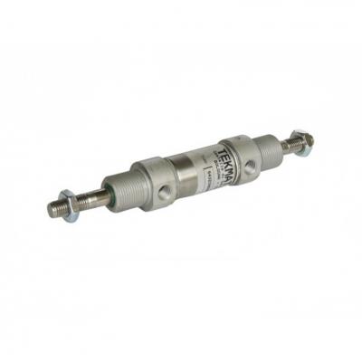 Cylinders through rod single acting magnetic piston ISO 6432 Bore 10 Stroke 25