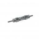 Cylinders stainless steel ISO 6432 Through rod double acting chamfered Bore 20 Stroke 125