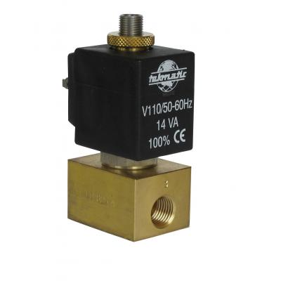 Solenoid valves 2/2 way NC 1/8-1/4G orefice 2 mm with coil B3