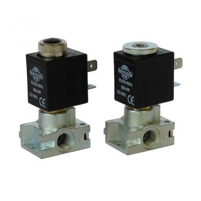 Solenoid valves a 3/2 way NC 1/8G orefice 0,8mm manual override with coil B1