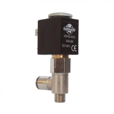 Solenoid valves directly operated 3/2 way NC 1/8G + coils B1 e rapid double fitting 4x