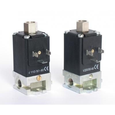 Solenoid valves a 3/2 way 1/8G NC with coil 10 BAR