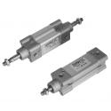Cylinders double acting cushioned ISO 15552 Bore 32 mm Stroke 25 mm